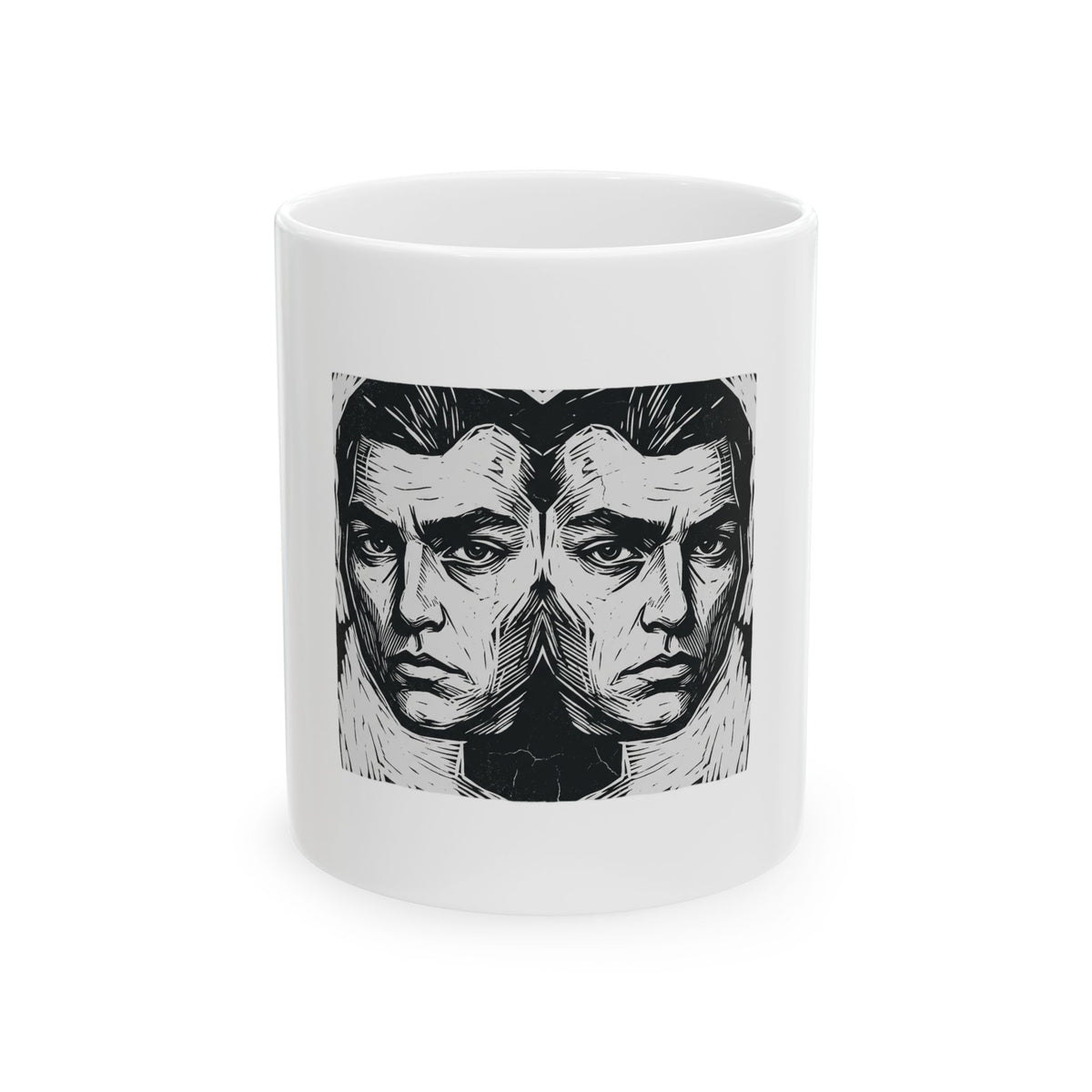 Two Faces Hoodie Graphic
