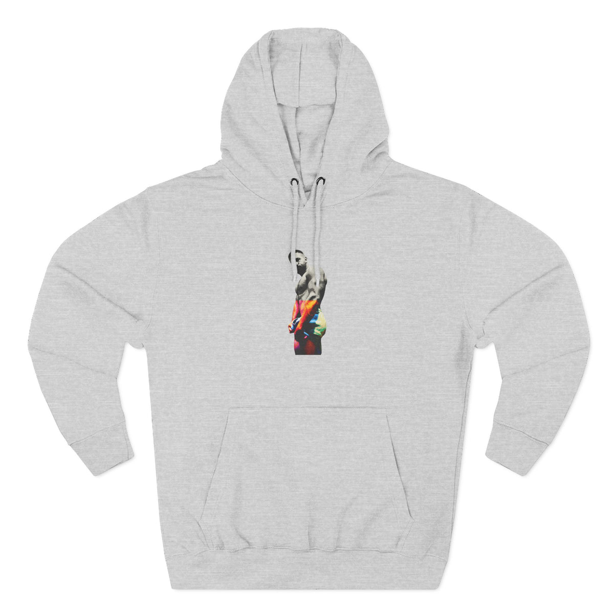 Three-Panel Fleece Hoodie