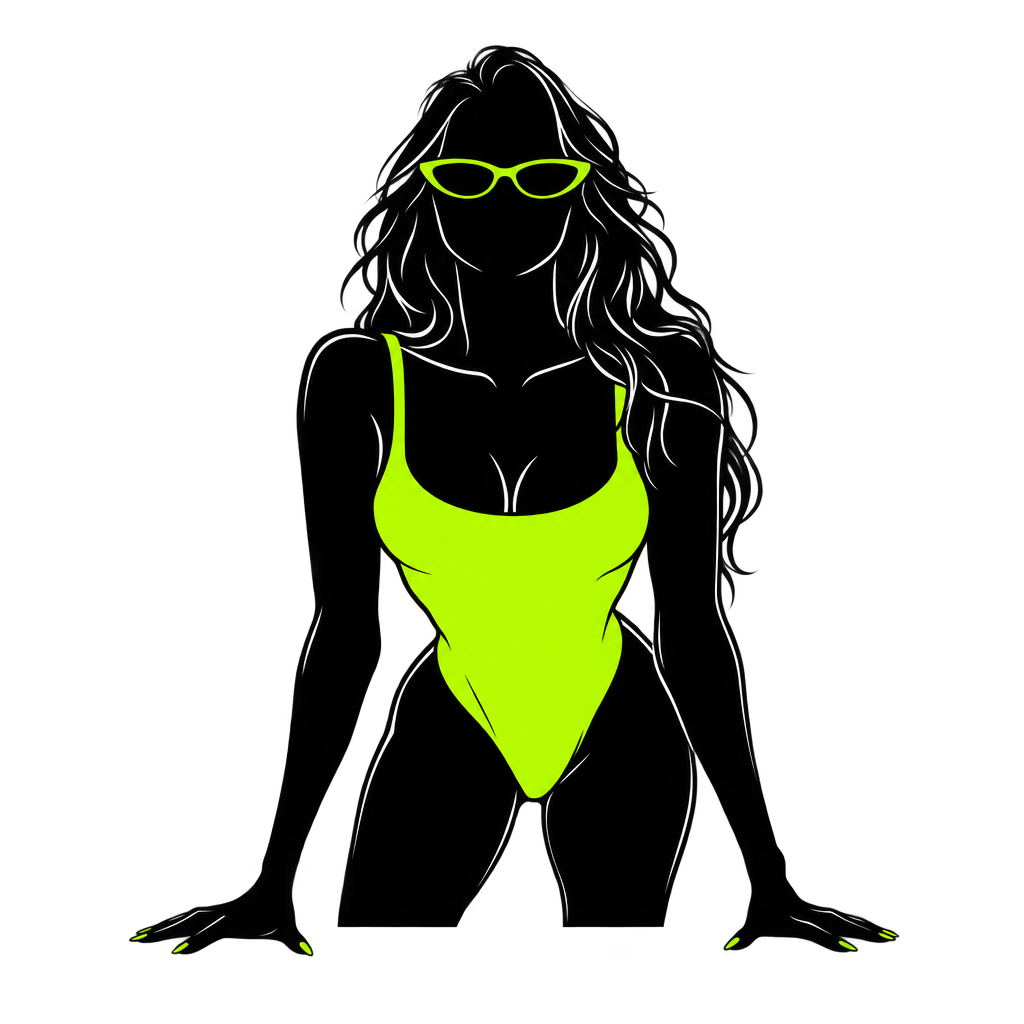 Neon Silhouette
