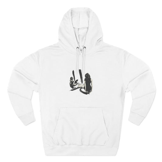 Three-Panel Fleece Hoodie