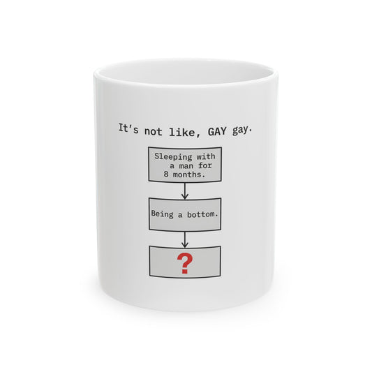 Not Gay Gay Flowchart