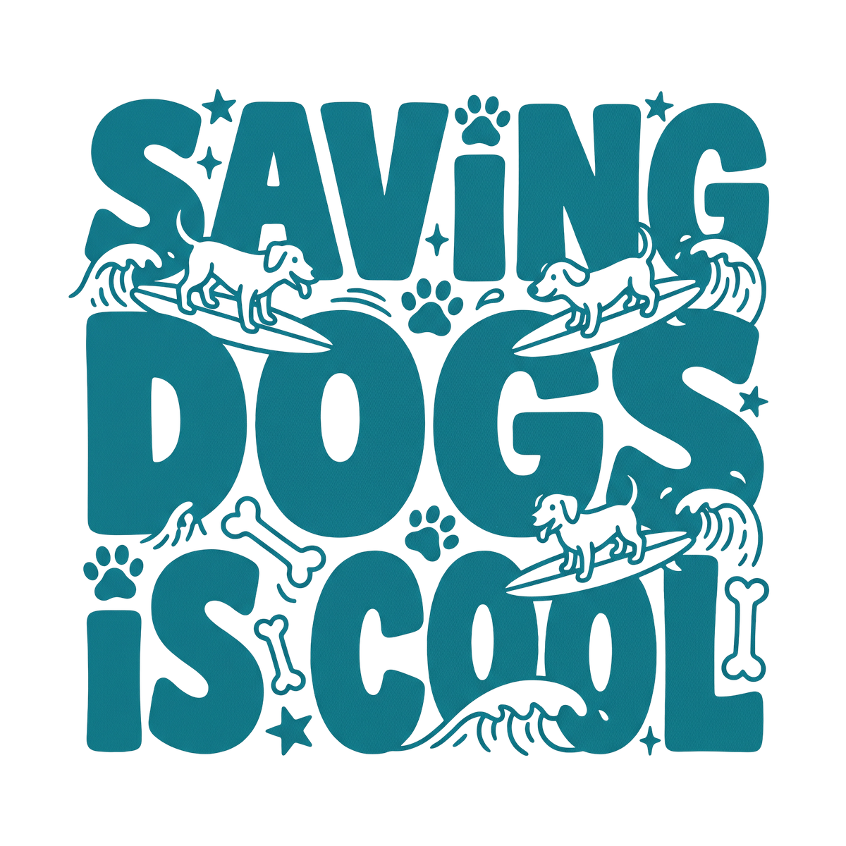 Saving Dogs Is Cool — Retro