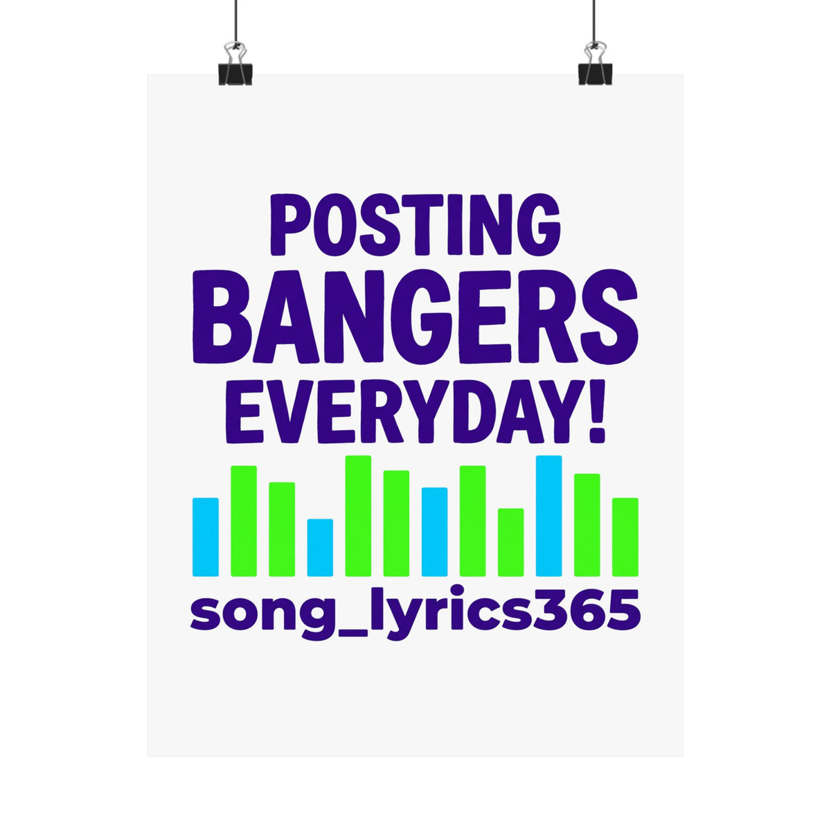 Posting bangers everyday!