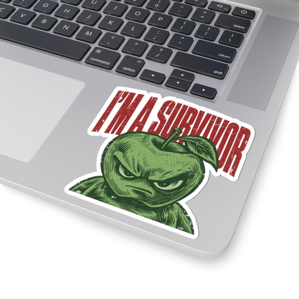 Apple Character 'I'm a Survivor'