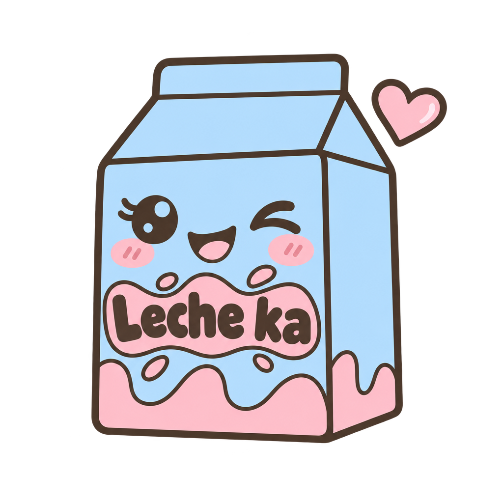 Kawaii Milk Carton 'Leche Ka'