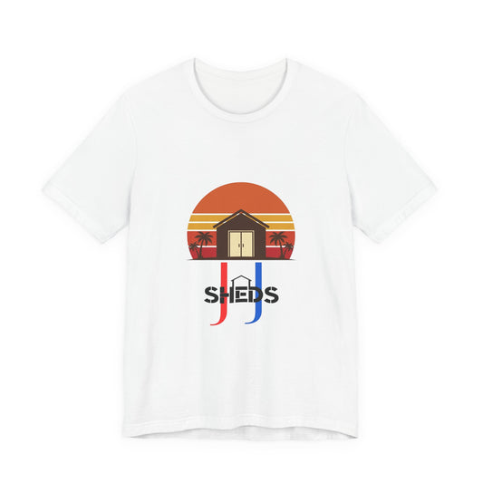 JJ Sheds Logo Sunset