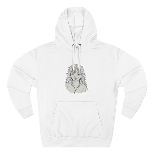 Three-Panel Fleece Hoodie