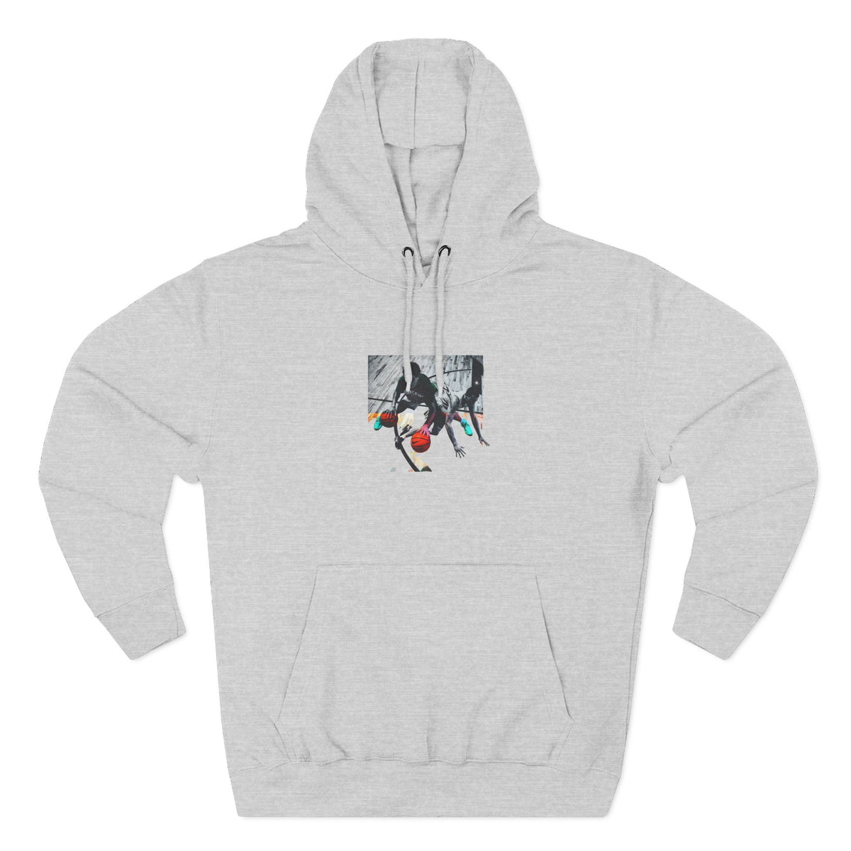 Three-Panel Fleece Hoodie