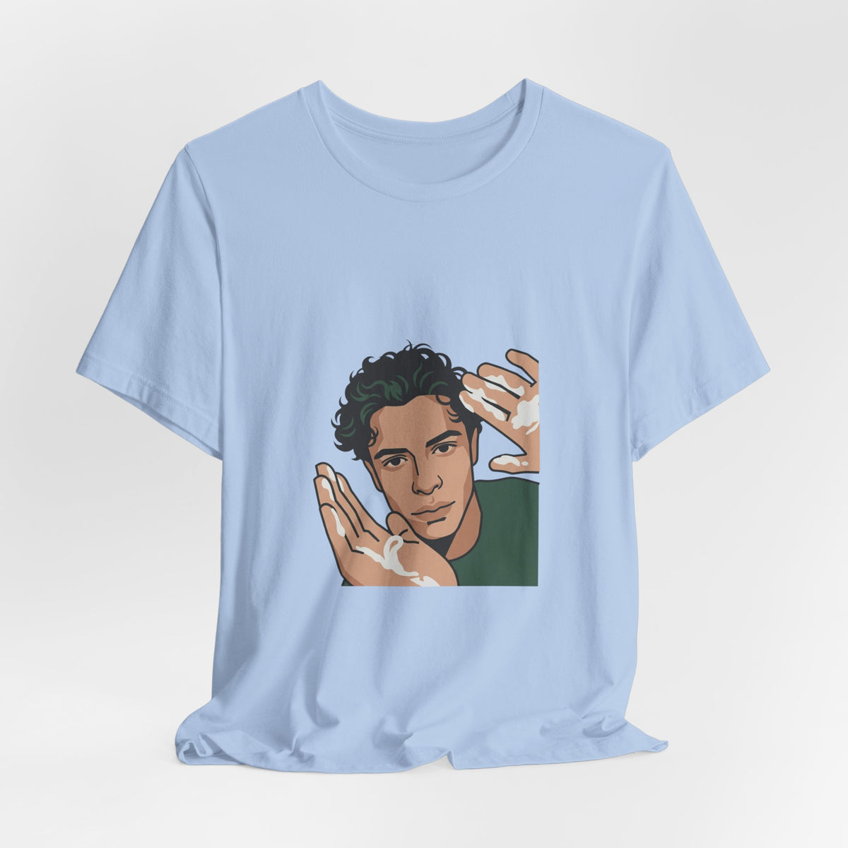 Iconic Cream Hands Portrait
