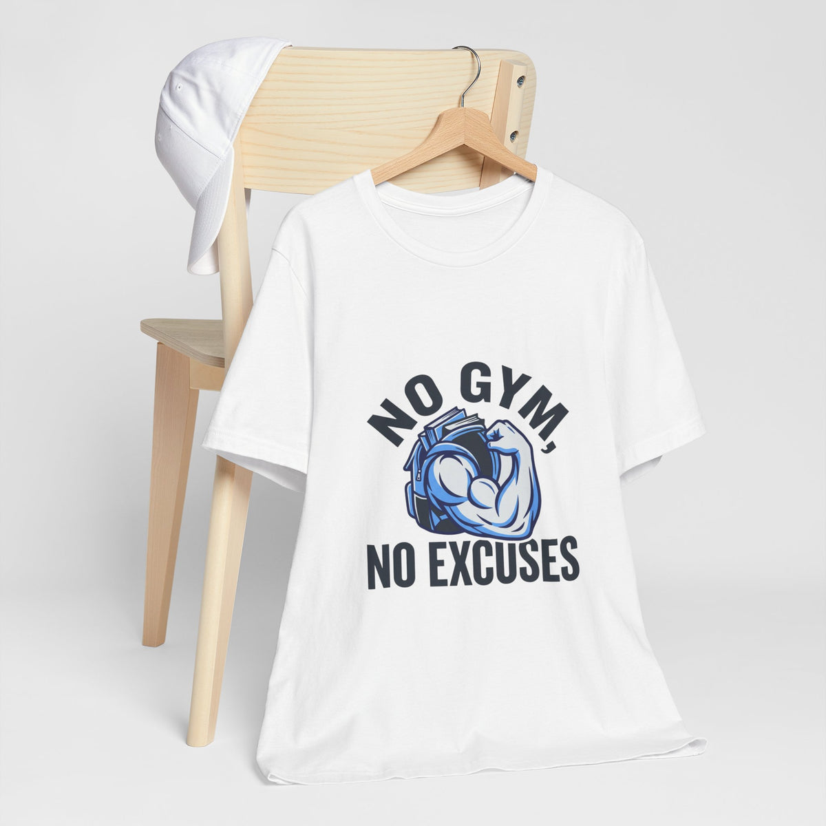 No Gym, No Excuses Backpack Curl