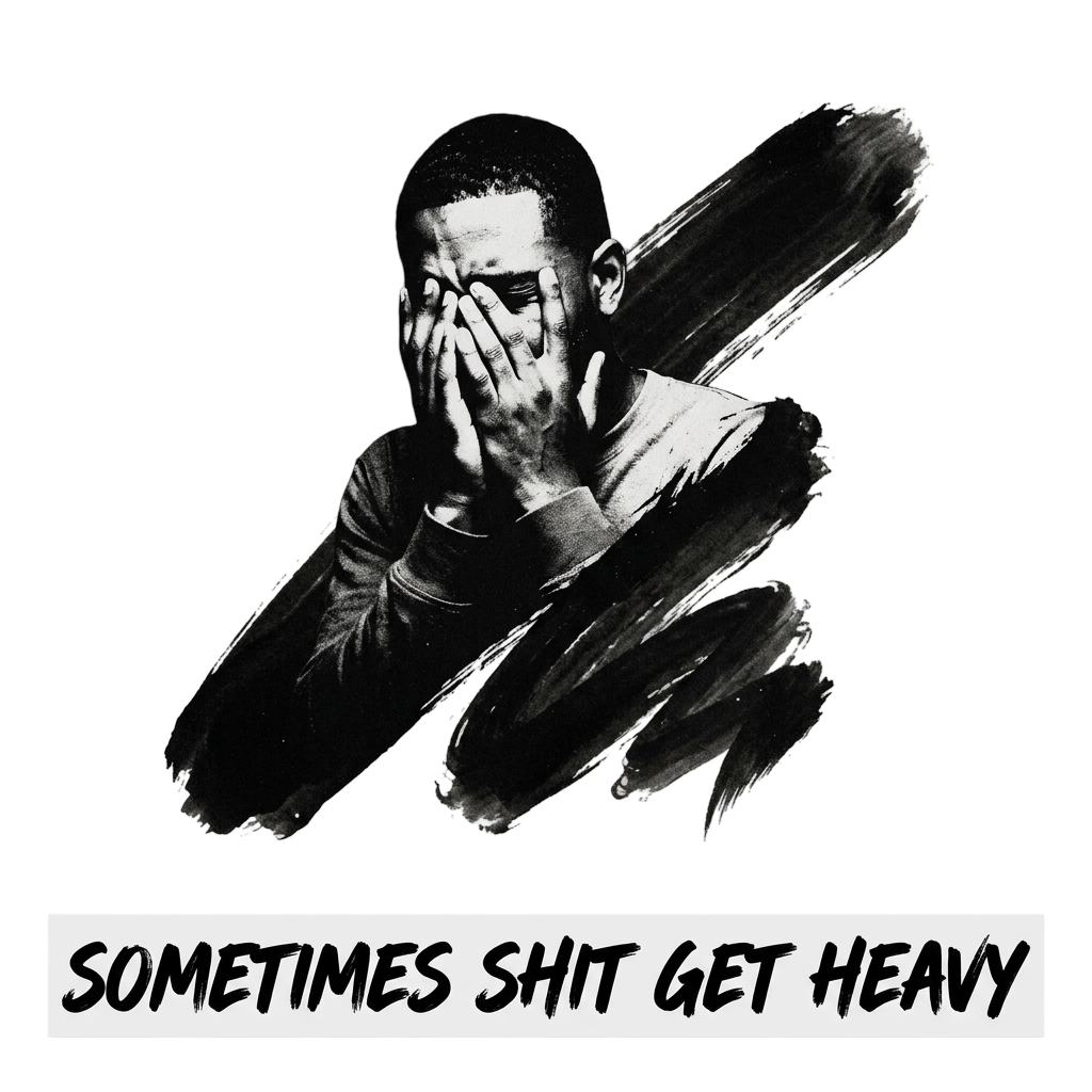 sometimes shit get heavy