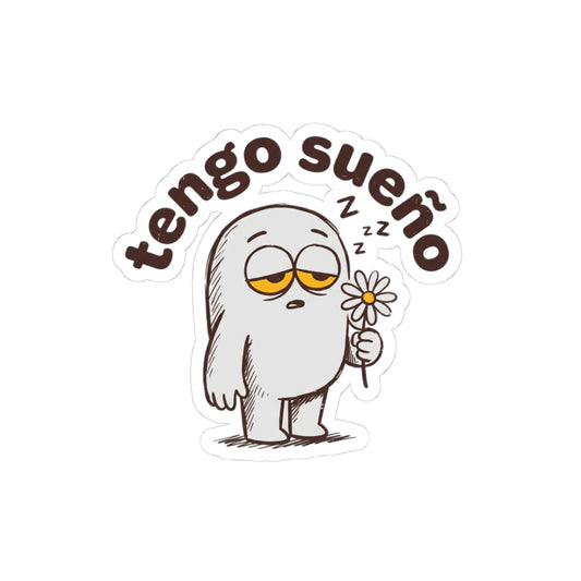 Sleepy with a Flower