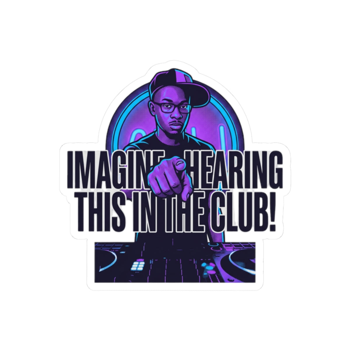 DJ Pointing In The Club