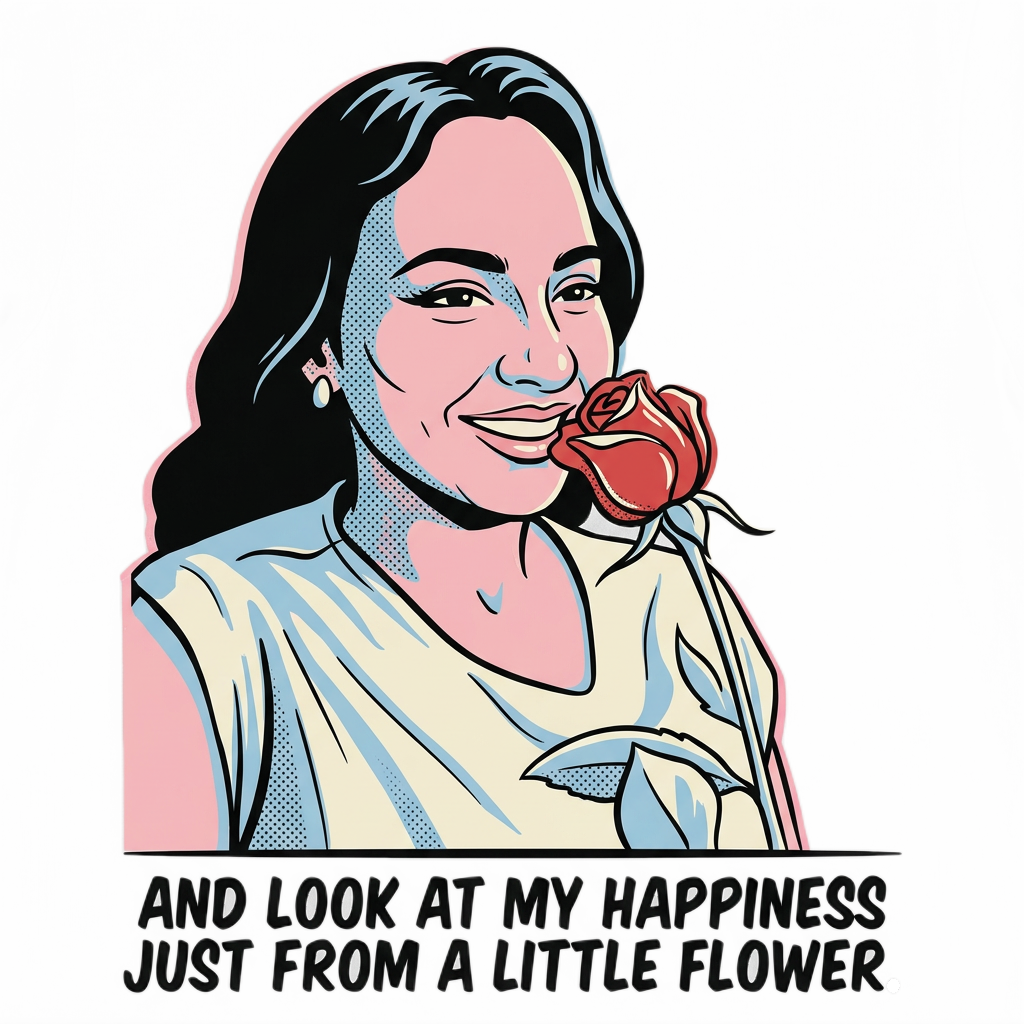 Happiness From a Flower
