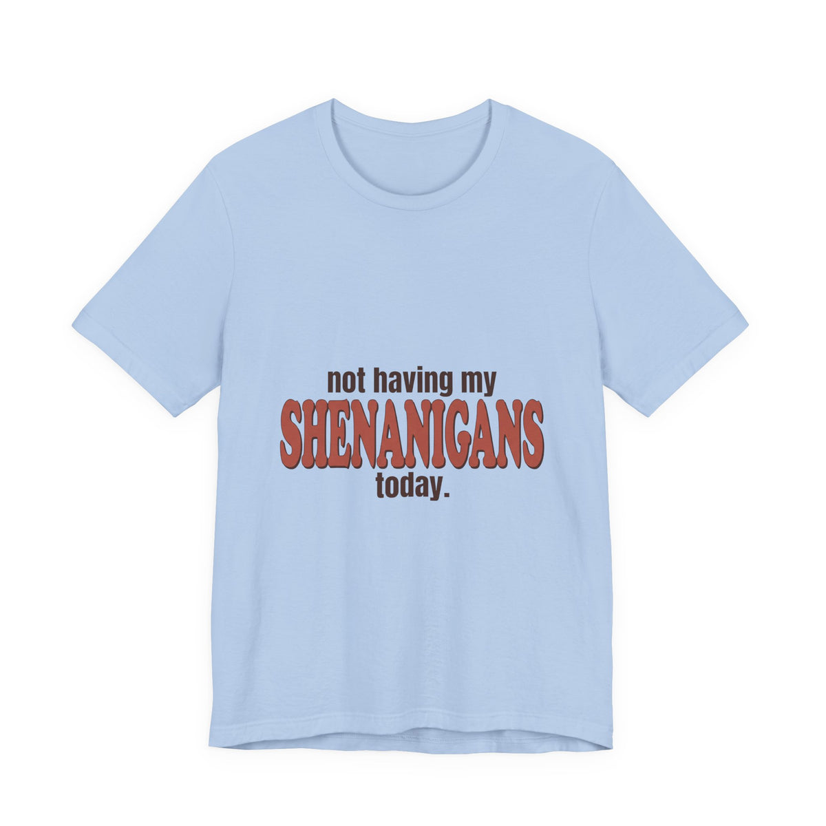 Not Having My Shenanigans Today