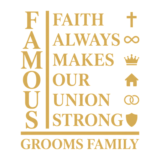 Faith Always Makes Our Union Strong