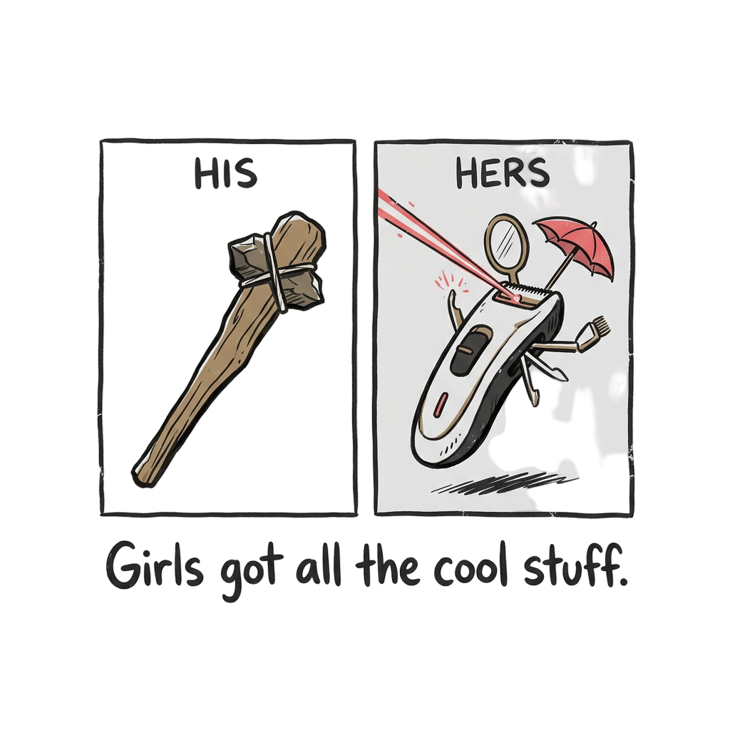 His vs. Hers Grooming Tools