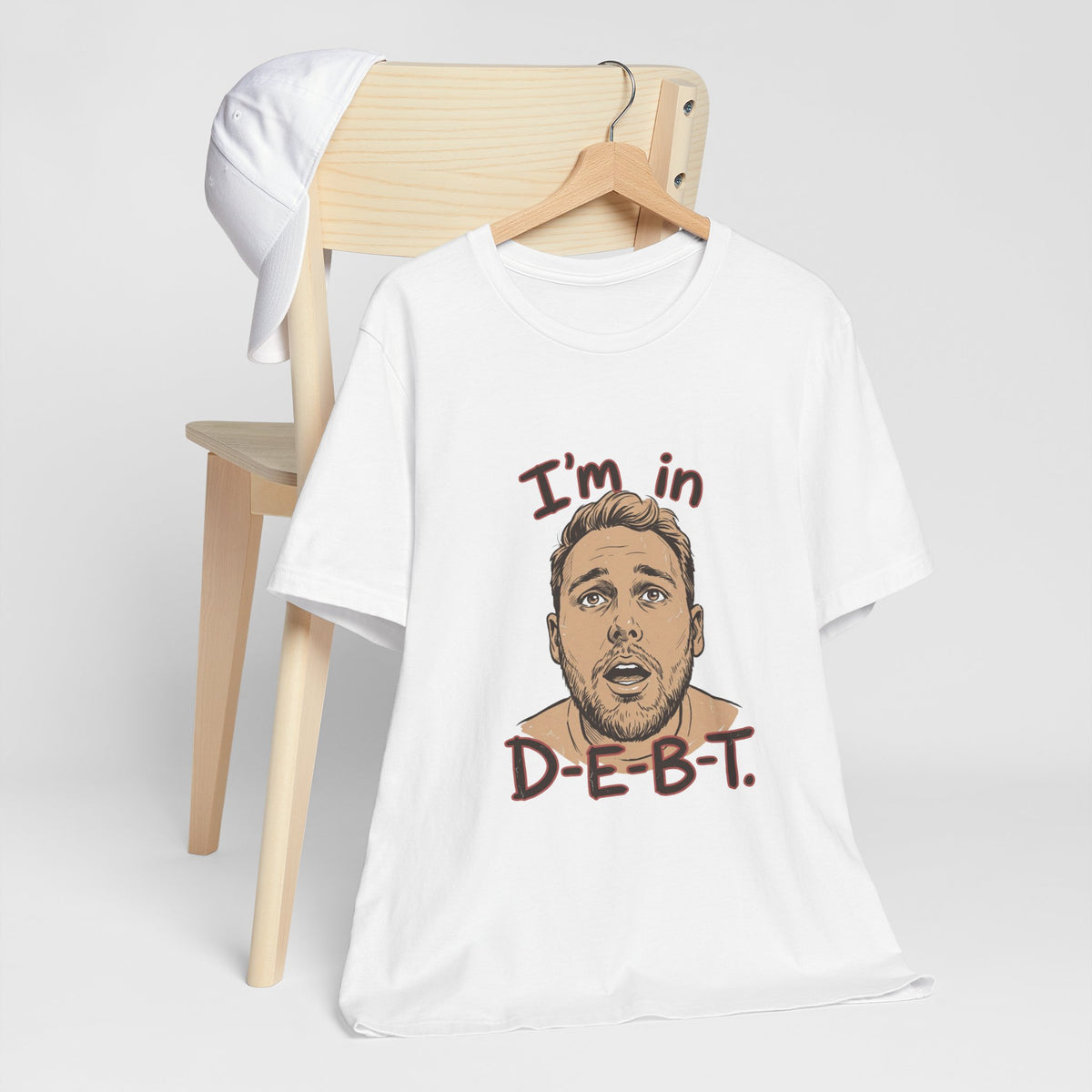 I'm in D-E-B-T