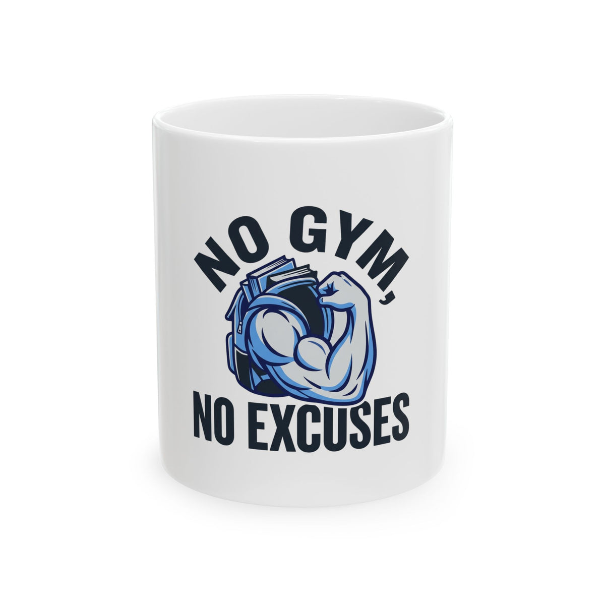 No Gym, No Excuses Backpack Curl