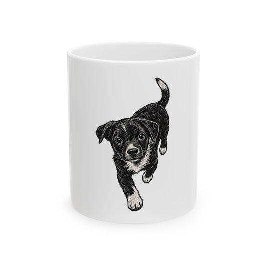 Puppy Running for Help