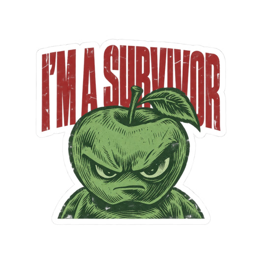 Apple Character 'I'm a Survivor'
