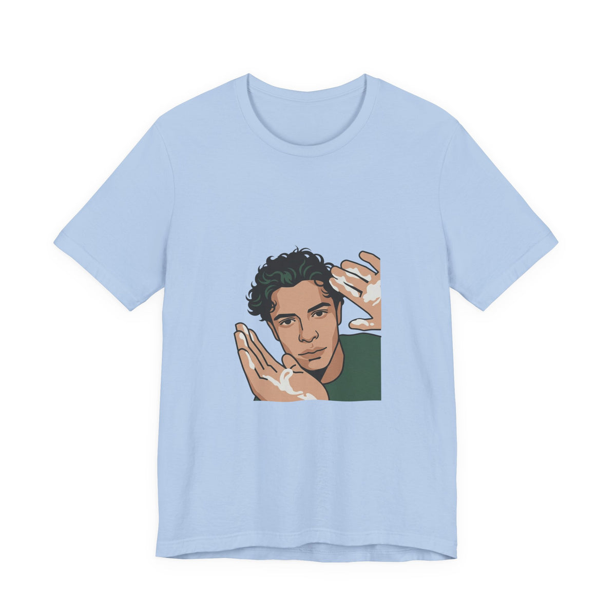 Iconic Cream Hands Portrait