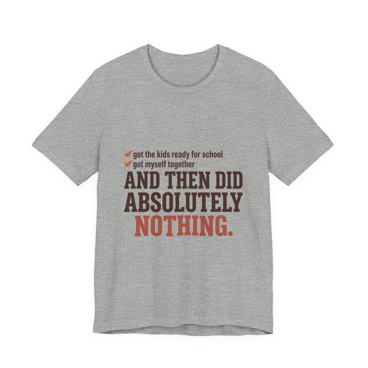 And Then Did Absolutely Nothing