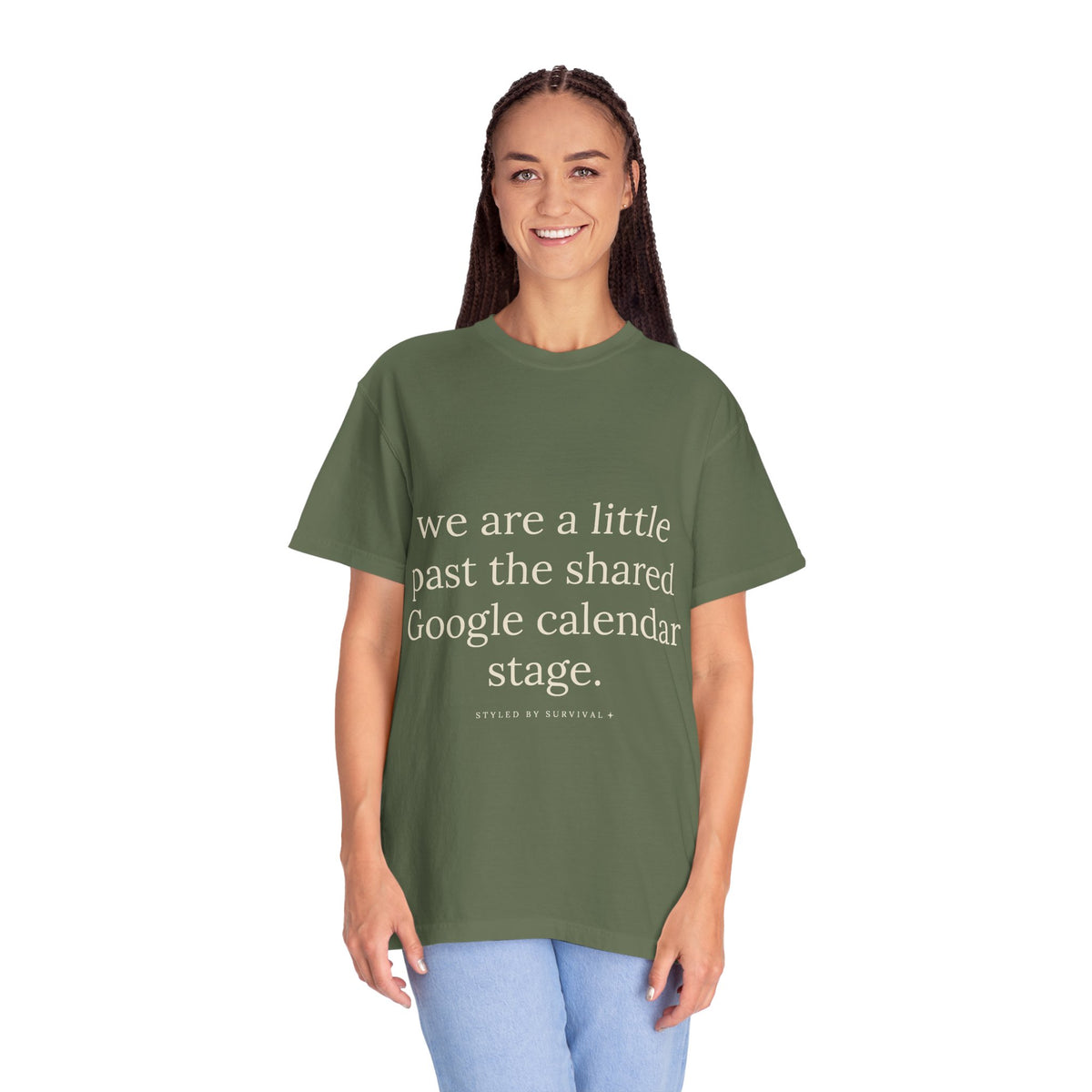 we are a little past the shared Google calendar stage.