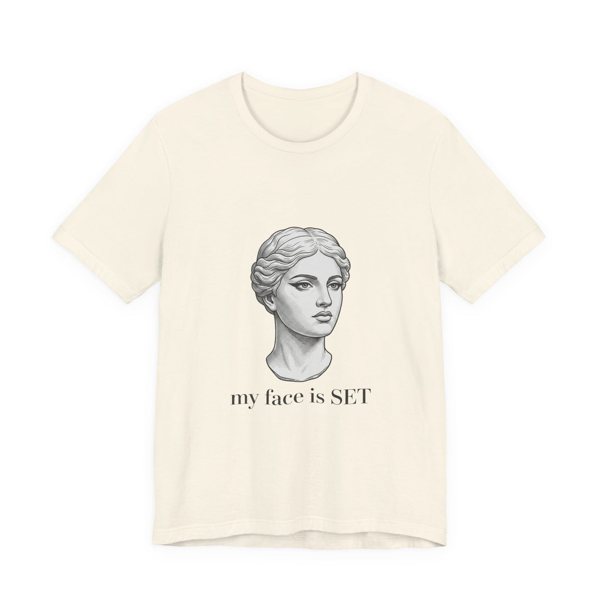 Face is SET Marble Bust