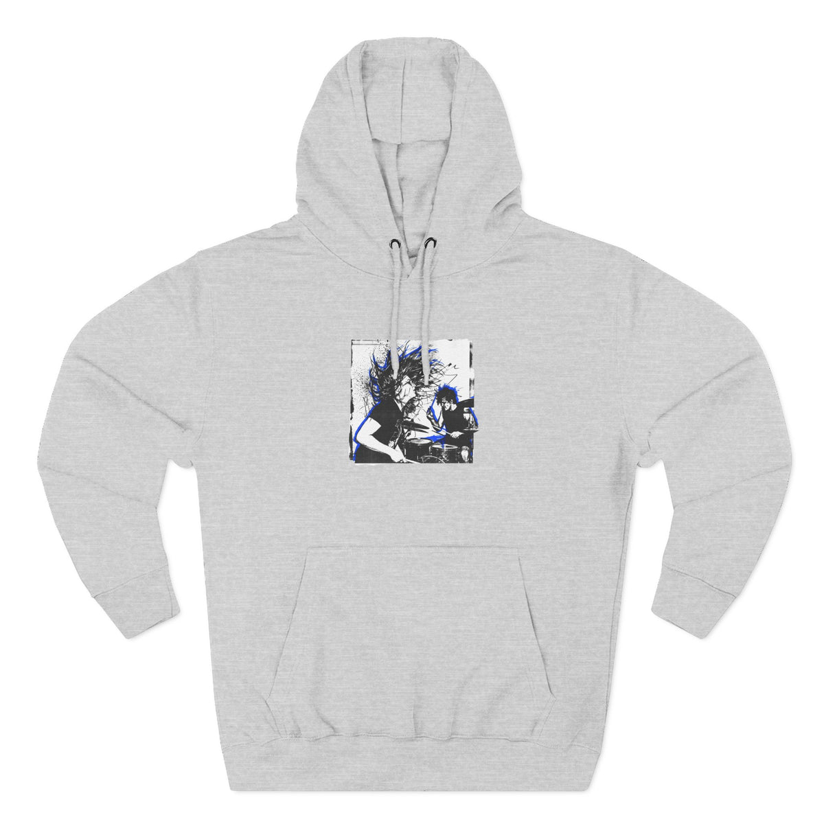Three-Panel Fleece Hoodie