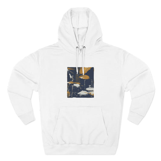 Three-Panel Fleece Hoodie