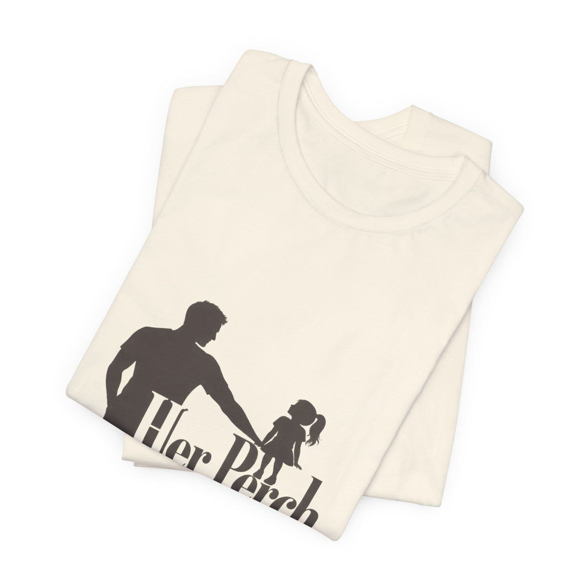 Father Daughter Perch Silhouette
