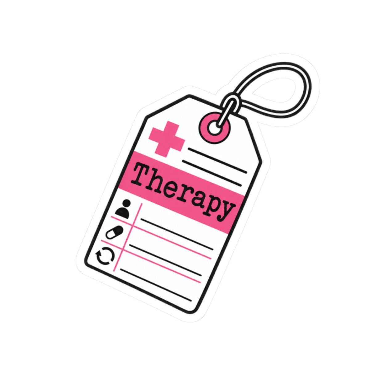Retail Therapy Prescription Tag