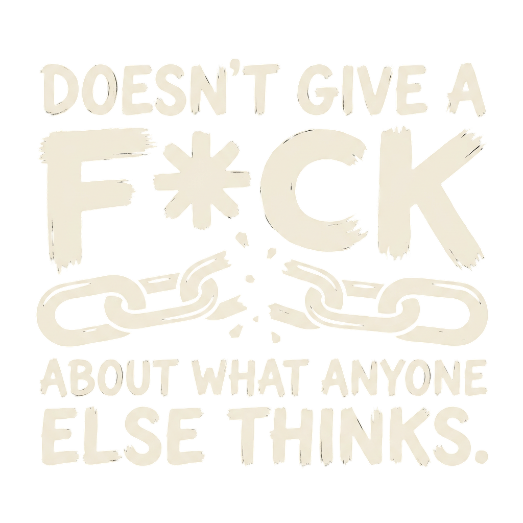 Doesn't Give A F*ck About What Anyone Else Thinks