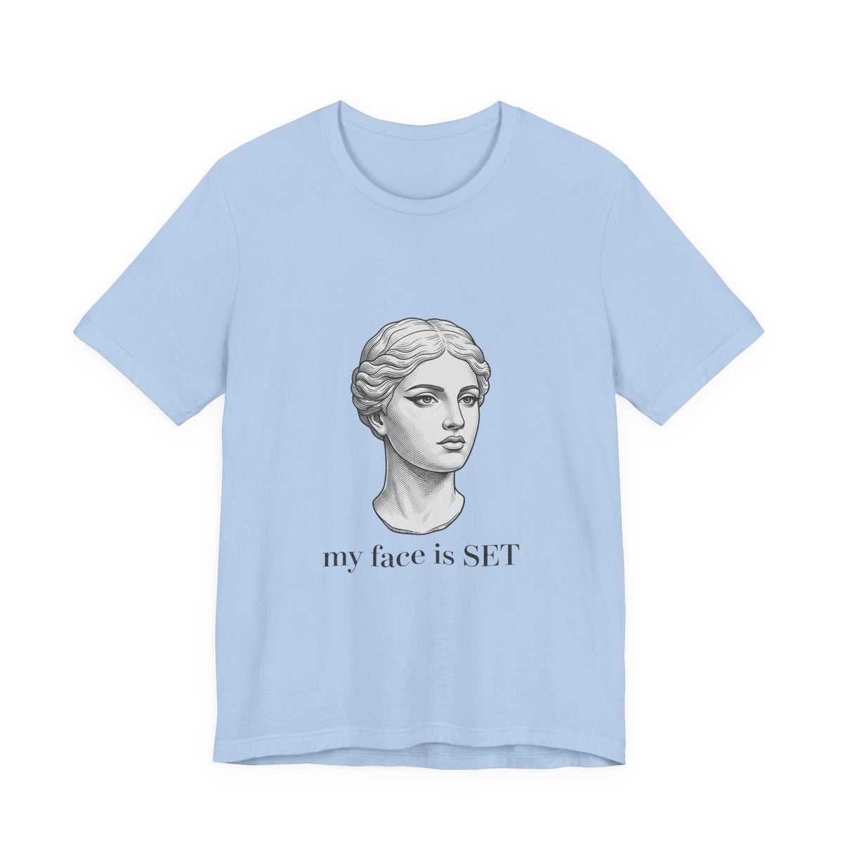 Face is SET Marble Bust
