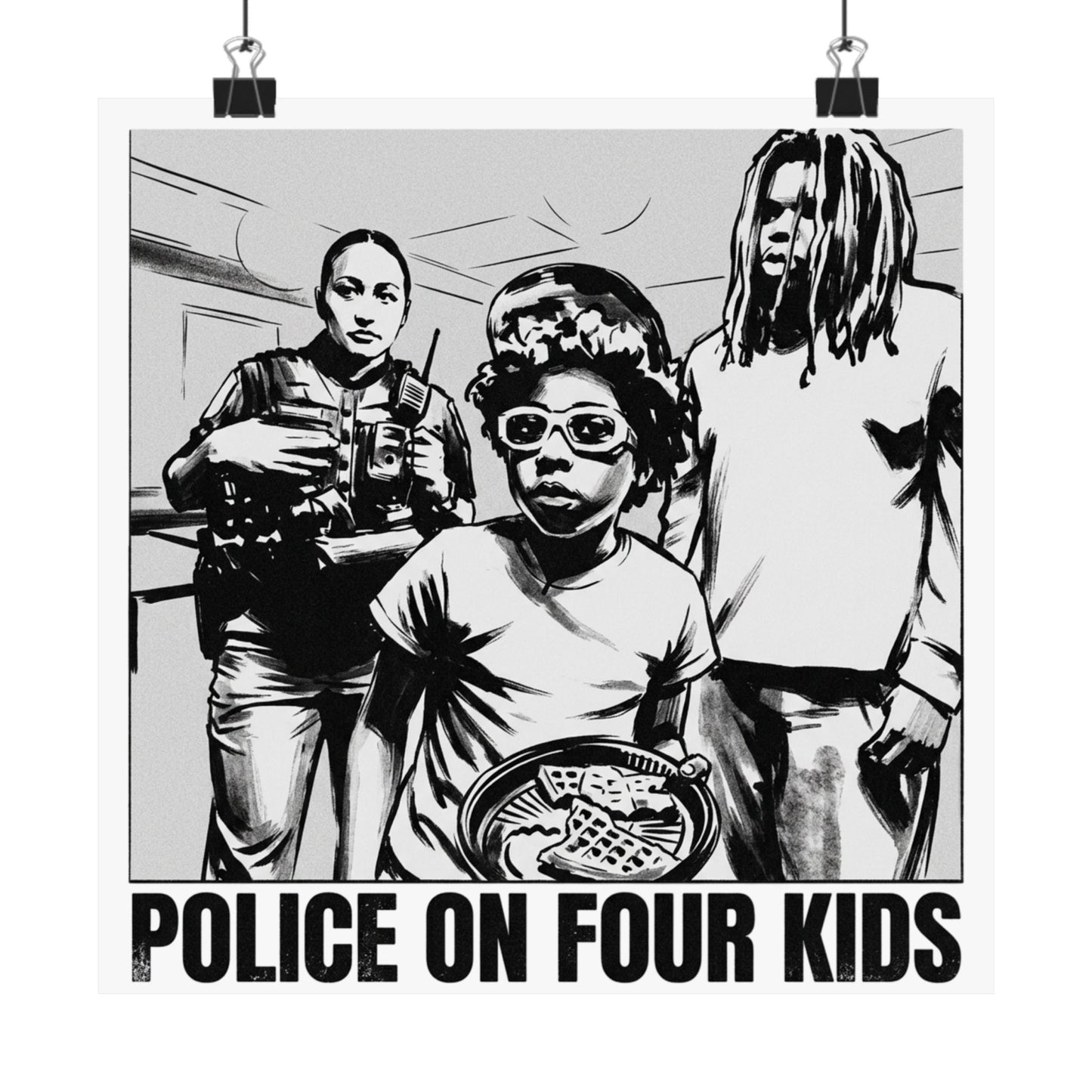 Police On Four Kids