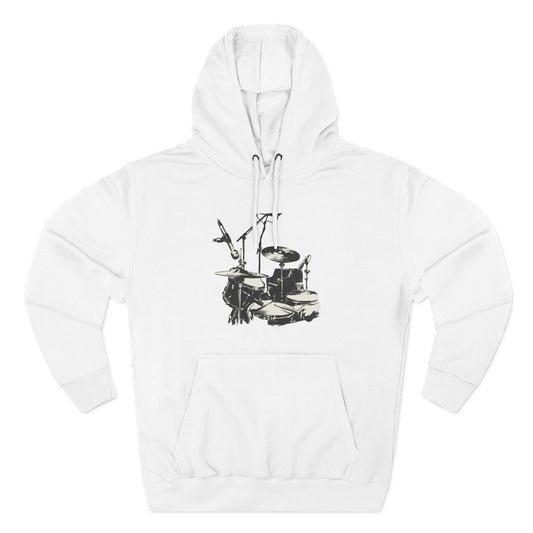 Three-Panel Fleece Hoodie