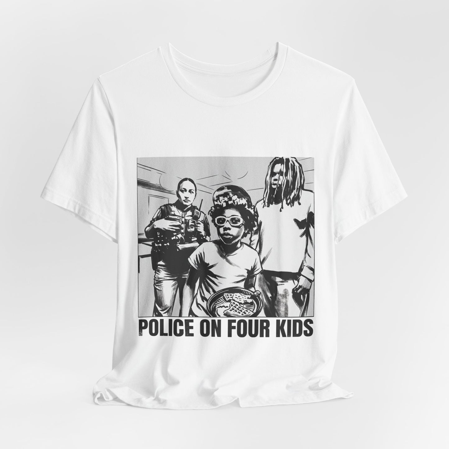 Police On Four Kids