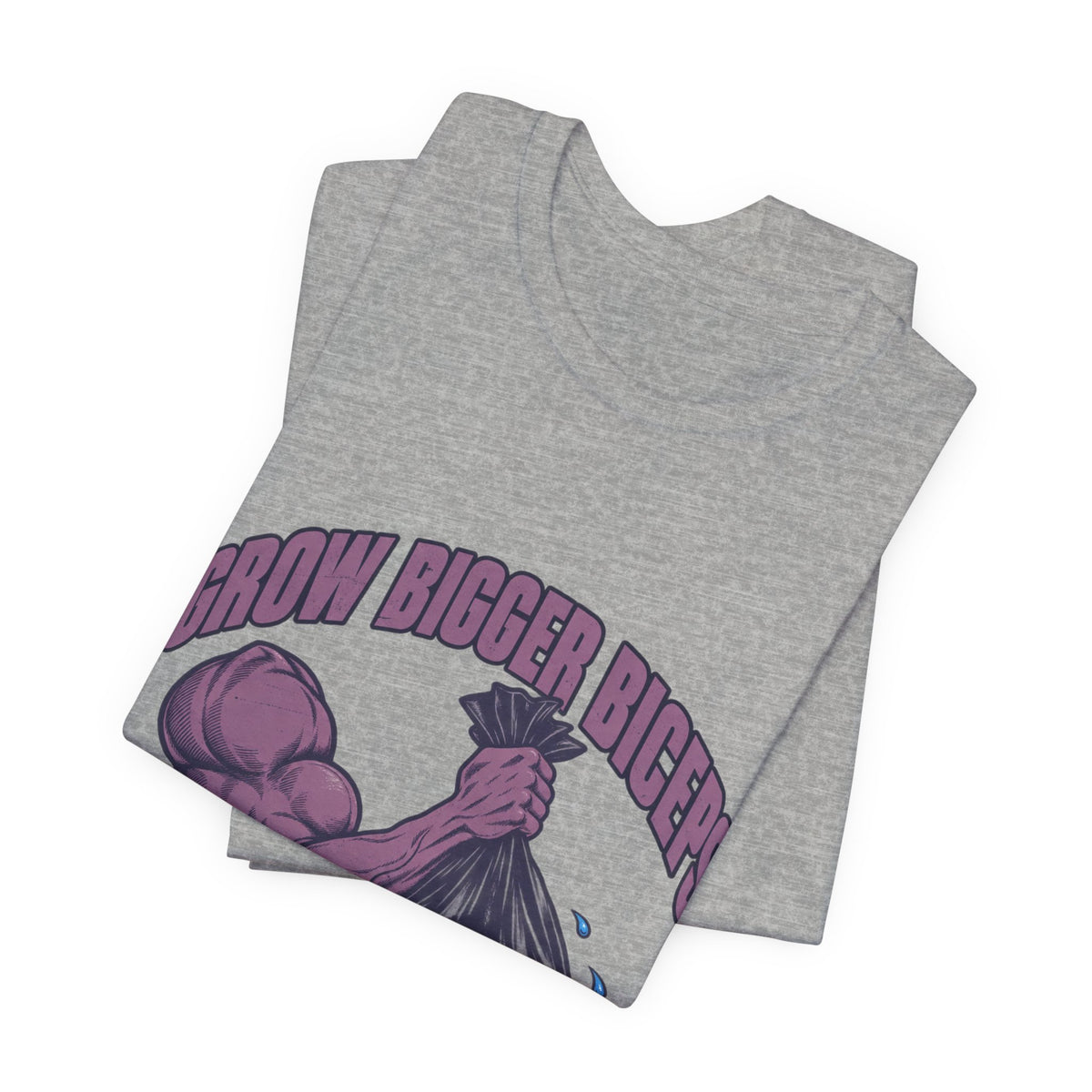 Grow Bigger Biceps Trash Bag Curl