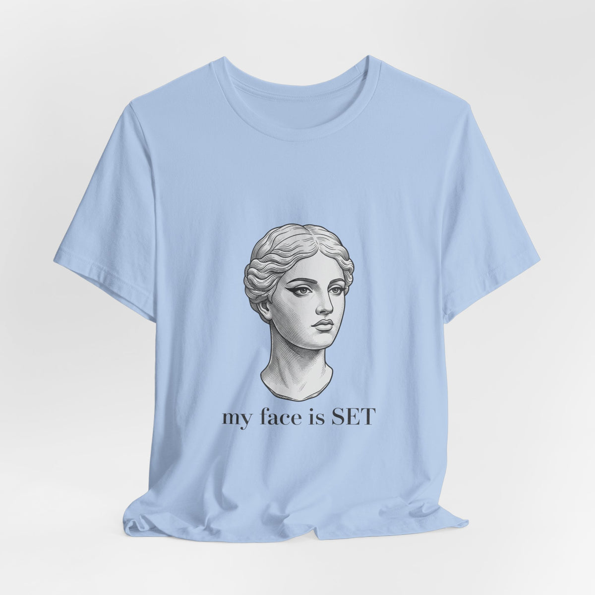 Face is SET Marble Bust