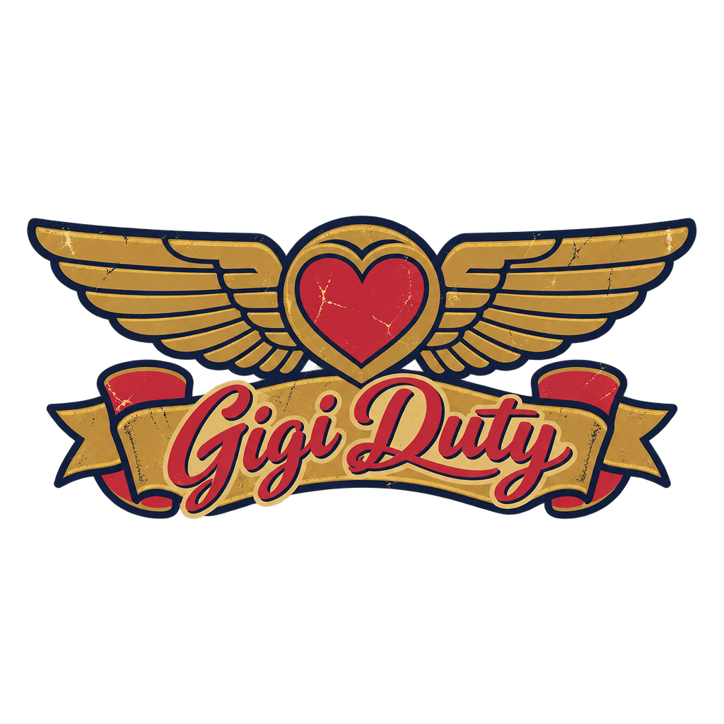 Gigi Duty Wings Pin