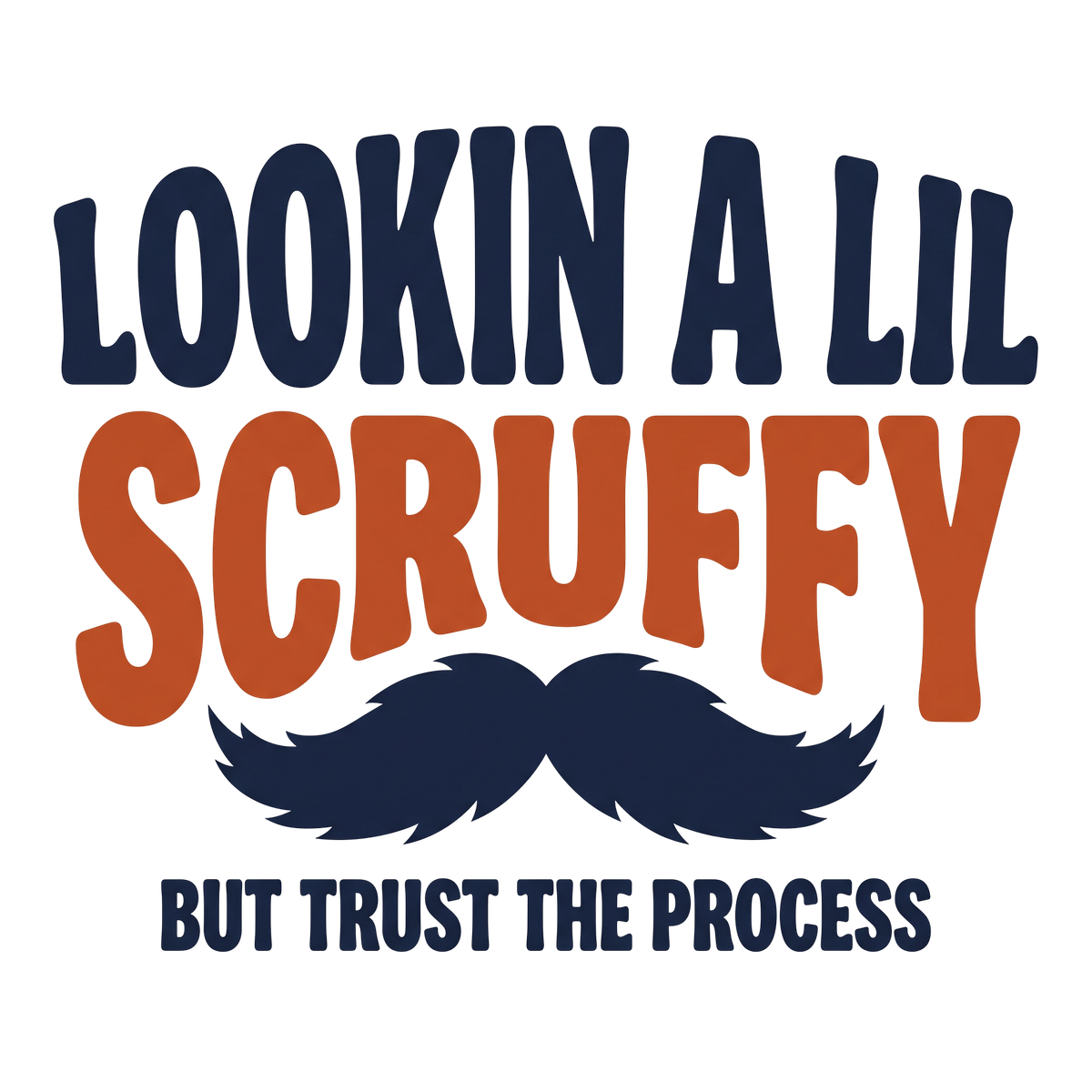 Lookin a lil scruffy but trust the process
