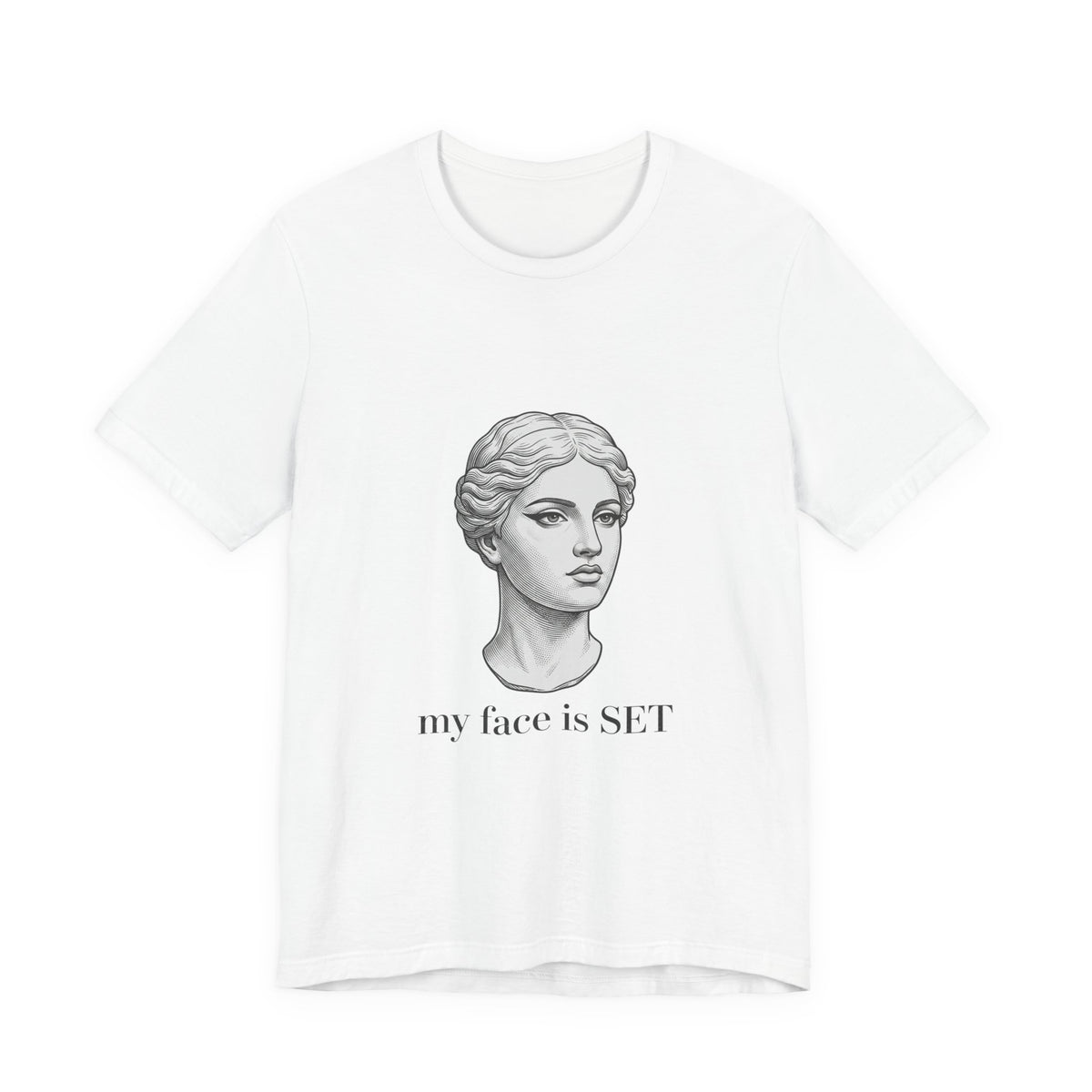 Face is SET Marble Bust