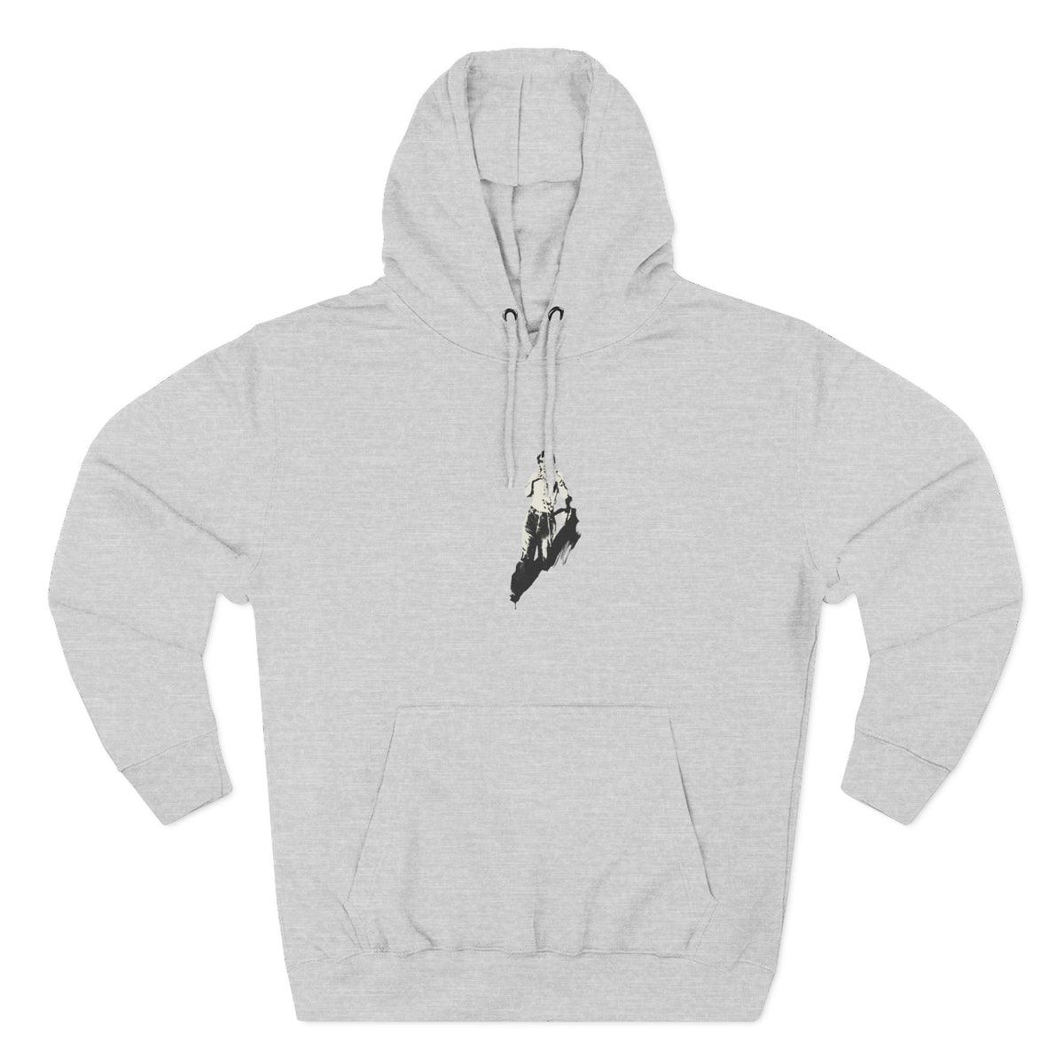Three-Panel Fleece Hoodie