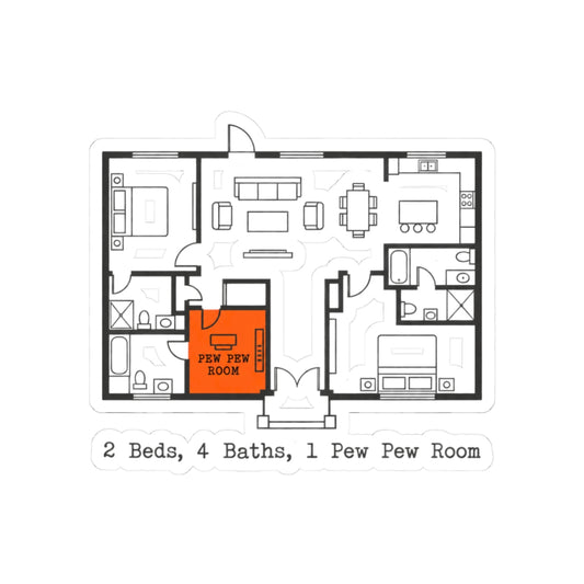 Pew Pew Room Floor Plan