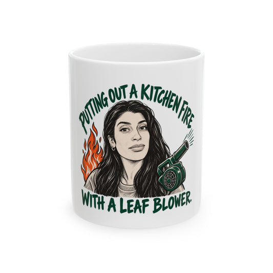 Kitchen Fire with a Leaf Blower