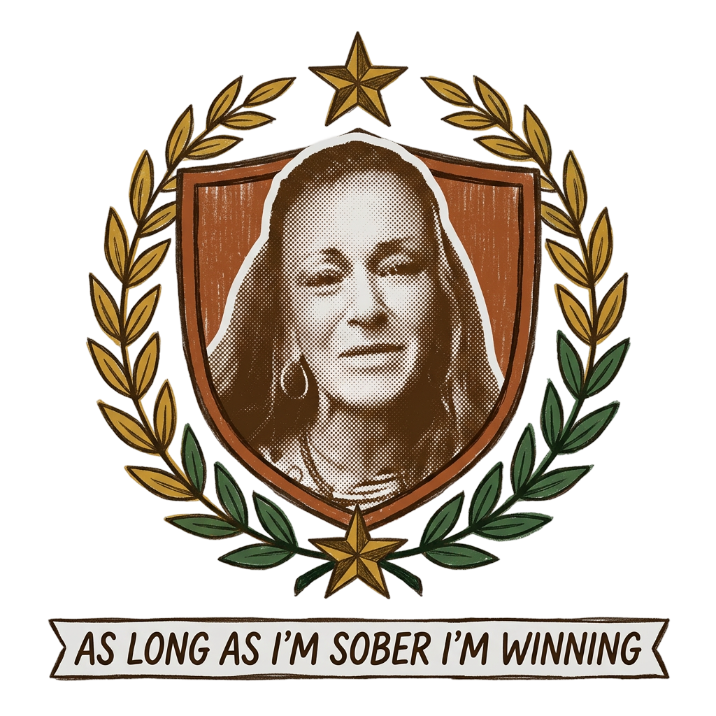 as long as I'm sober I'm winning