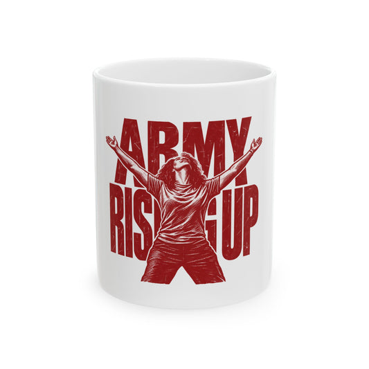 Army Rising Up Victory Pose