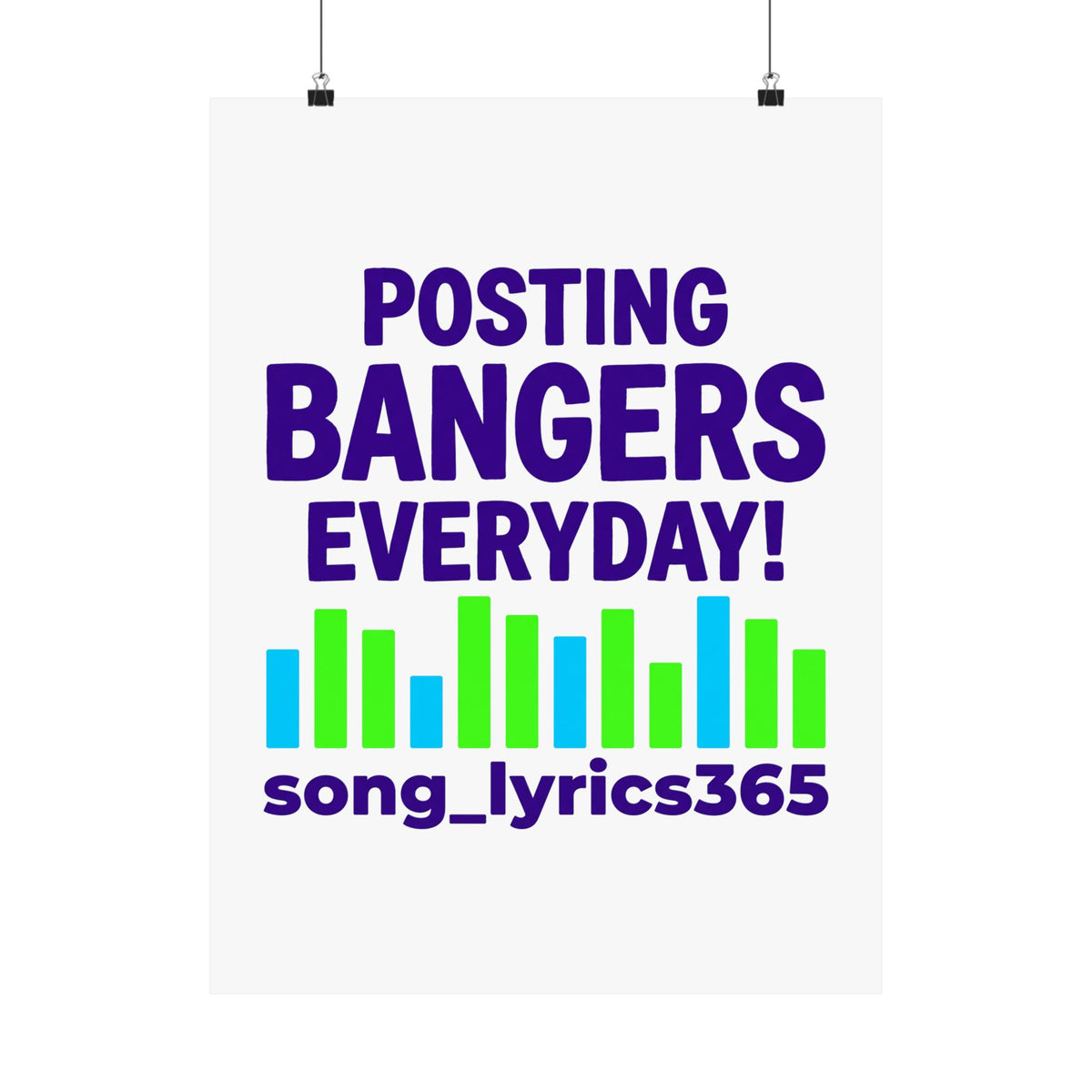 Posting bangers everyday!