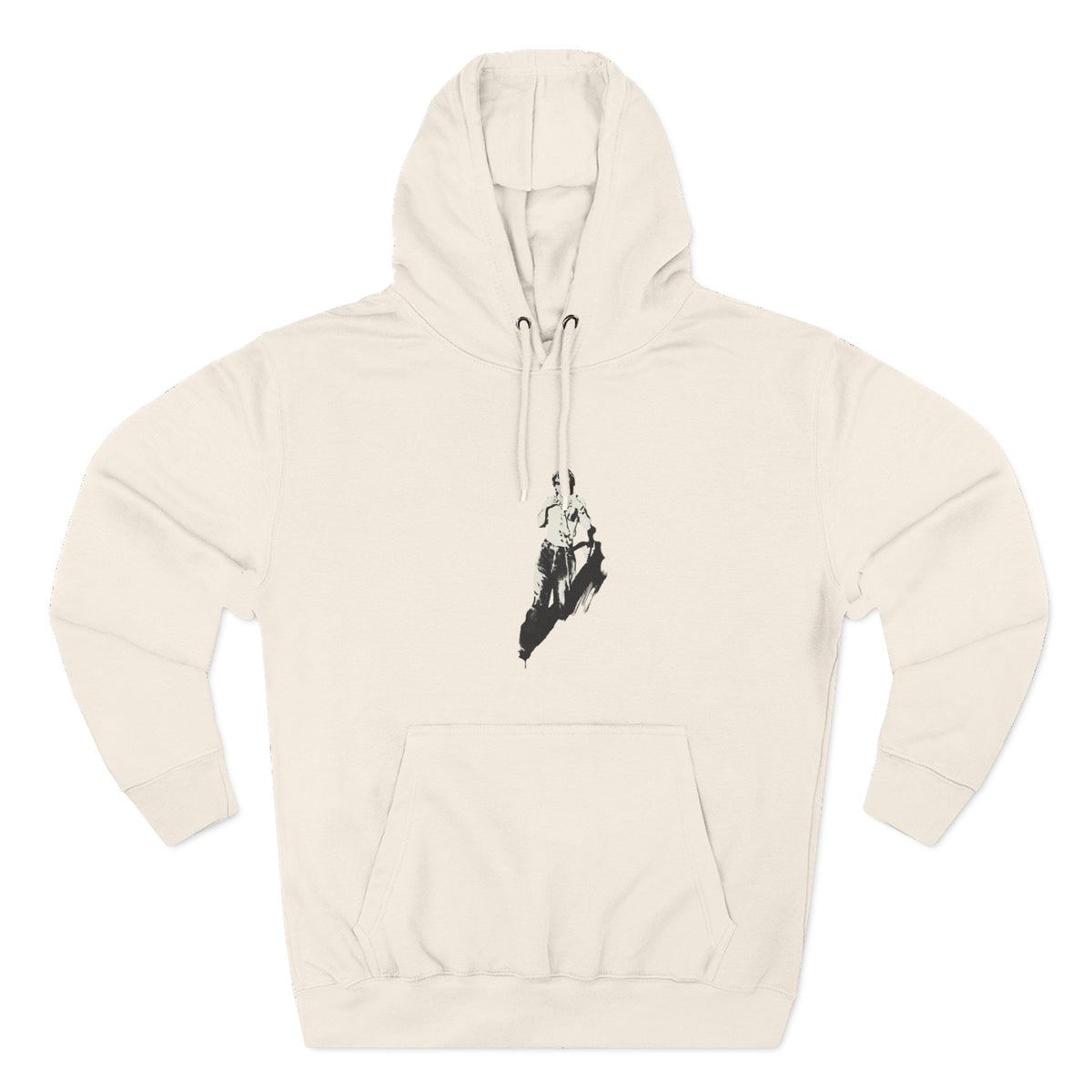 Three-Panel Fleece Hoodie